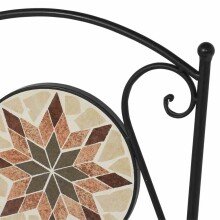 Klappstuhl >Stella< in matt schwarz - 49,5x89,5x39 (BxHxT)
