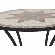 Gartentisch >Stella< in matt schwarz - 60x69,5x60 (BxHxT)