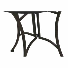 Gartentisch >Stella< in matt schwarz - 35,5x69,5x70 (BxHxT)