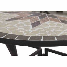 Gartentisch >Stella< in matt schwarz - 35,5x69,5x70...