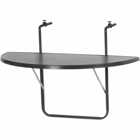 Balkonhängetisch >Balkontisch< in anthrazit - 100x68x50 (BxHxT)