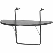 Balkonhängetisch >Balkontisch< in anthrazit - 100x68x50 (BxHxT)