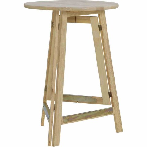 Stehtisch >Kiefernholz< in natur, Kiefernholz - 78x111x78cm (BxHxT)