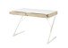 Schreibtisch >BUKAREST< in weiß, MDF - 120x75x60cm (BxHxT)