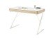 Schreibtisch >BUKAREST< in weiß, MDF - 120x75x60cm (BxHxT)