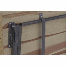 Stehtisch >Kiefernholz< in grau - 140x110x70 (BxHxT)