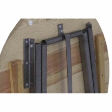 Stehtisch >Kiefernholz< in grau - 78x110x78 (BxHxT)