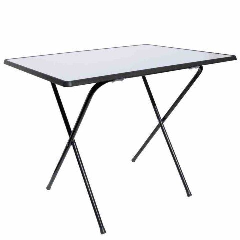 Gartentisch >Scherentisch< in anthrazit, weiß - 80x63x60 (BxHxT)