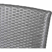 Gartensessel >Minas< in schwarz, titan - 60x83x56 (BxHxT)