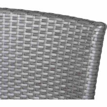 Gartensessel >Minas< in schwarz, titan - 60x83x56 (BxHxT)