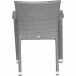 Gartensessel >Minas< in schwarz, titan - 60x83x56 (BxHxT)