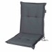 Sitzauflage >Panama< in grau, 50% Baumwolle, 45% Polyester - 105x8x50cm (BxHxT)