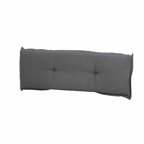 Bankauflage >Panama< in grau, 50% Baumwolle0 45% Polyester - 140x8x48cm (BxHxT)