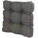 Sitzkissen >Panama< in grau, 50% Baumwolle, 45% Polyester - 47x6x47cm (BxHxT)