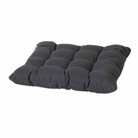 Sitzkissen >Panama< in grau, 50% Baumwolle, 45% Polyester - 46x6x46cm (BxHxT)