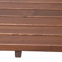 Gartentisch >Tessin< in dunkel lasiert, Kiefernholz - 150x74x73cm (BxHxT)