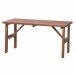 Gartentisch >Tessin< in dunkel lasiert, Kiefernholz - 150x74x73cm (BxHxT)