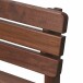 Gartenbank >Tessin< in dunkel lasiert, Kiefernholz - 150x80x51cm (BxHxT)