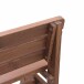 Gartenbank >Tessin< in dunkel lasiert, Kiefernholz - 150x80x51cm (BxHxT)