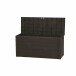 Kissenbox >Woody< in anthrazit, Kunststoff - 46x58x120cm (BxHxT)