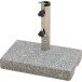 Schirmständer-Platte >Granit< in silber, Edelstahl, Granit - 45x7,5x28cm (BxHxT)