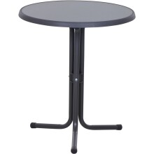 Gartentisch >Bistro< in anthrazit, punti - 60x71x60 (BxHxT)