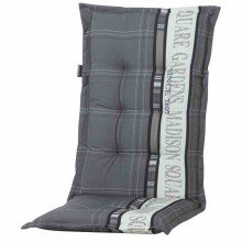 Sitzauflage >Madison Garden< in grau - 123x8x50...