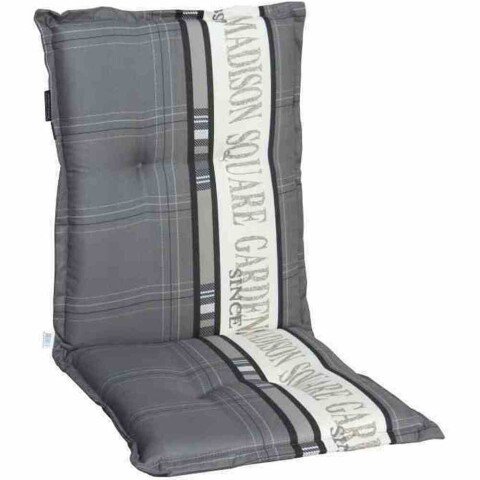 Sitzauflage >Madison Garden< in grau - 105x8x50 (BxHxT)