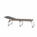 Gartenliege >Alu-XXL< in silber, taupe - 209x86x69 (BxHxT)