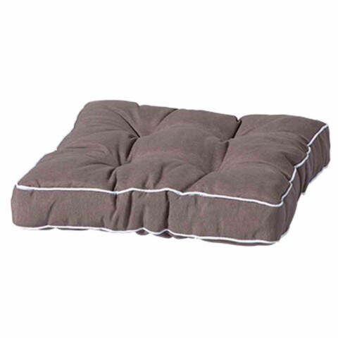 Sitzkissen >Panama< in taupe, 50% Baumwolle, 45% Polyester - 47x6x47cm (BxHxT)