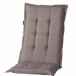 Hochlehnerauflage >Panama< in taupe - 123x8x50 (BxHxT)