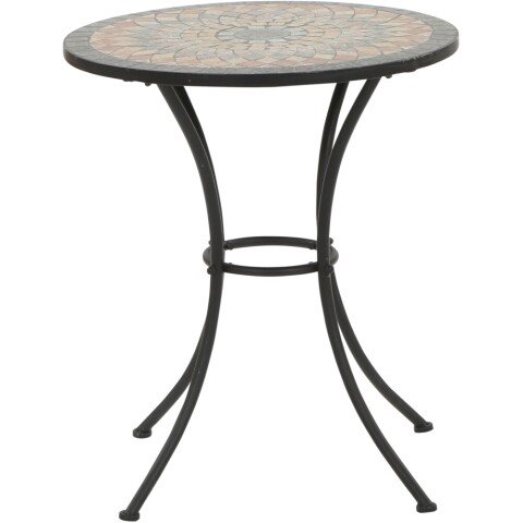 Gartentisch >Prato< in matt schwarz - 60x69,5x60 (BxHxT)