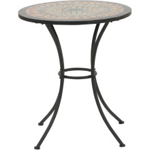 Gartentisch >Prato< in matt schwarz - 60x69,5x60...