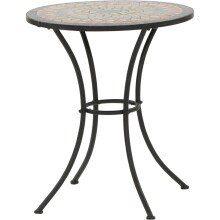 Gartentisch >Prato< in matt schwarz - 60x69,5x60...