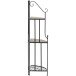 Eckregal >Prato< in matt schwarz, mehrfarbig - 36x141,5x36 (BxHxT)