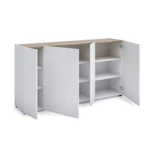 Sideboard >Tango< in weiss hochglanz - 174x92x40cm (BxHxT)