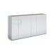 Sideboard >Tango< in weiss hochglanz - 174x92x40cm (BxHxT)