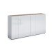 Sideboard >Tango< in weiss hochglanz - 174x92x40cm (BxHxT)