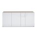 Sideboard >Tango< in weiss hochglanz - 203x92x40cm (BxHxT)