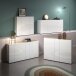 Sideboard >Tango< in weiss hochglanz - 203x92x40cm (BxHxT)