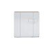 Schuhkommode >Tango< in weiss hochglanz - 116x115x35cm (BxHxT)