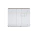 Schuhkommode >Tango< in weiss hochglanz - 145x115x35cm (BxHxT)