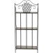 Regal >Prato< in matt schwarz, mehrfarbig - 29x142x62 (BxHxT)