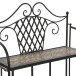 Regal >Prato< in matt schwarz, mehrfarbig - 29x142x62 (BxHxT)