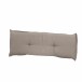 Bankauflage >Panama< in taupe, 50% Baumwolle, 45% Polyester - 140x8x48cm (BxHxT)
