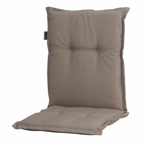 Sitzauflage >Panama< in taupe, 50% Baumwolle, 45% Polyester - 105x8x50cm (BxHxT)