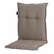 Sitzauflage >Panama< in taupe, 50% Baumwolle, 45% Polyester - 105x8x50cm (BxHxT)