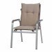Sitzauflage >Panama< in taupe, 50% Baumwolle, 45% Polyester - 105x8x50cm (BxHxT)