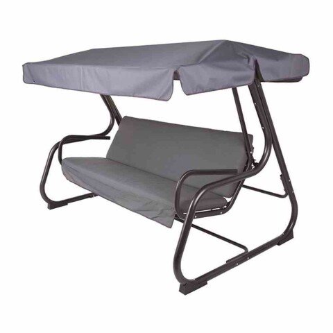 Hollywoodschaukel >Parma< in anthrazit - 209x171x132 (BxHxT)
