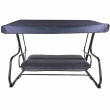 Hollywoodschaukel >Parma< in anthrazit - 209x171x132 (BxHxT)